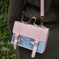 The Siren & Swan Book Satchel - Dusty Pink
