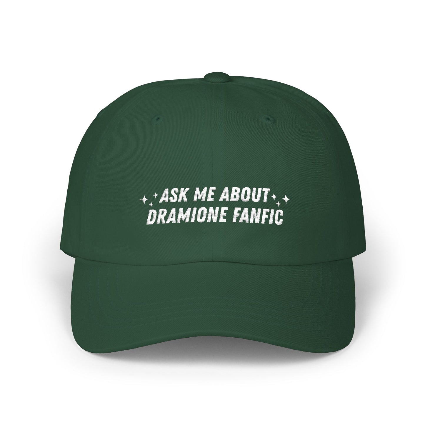 Ask Me About Dramione Fanfic Embroidered Baseball Cap