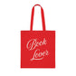 Book Lover Cotton Tote Bag