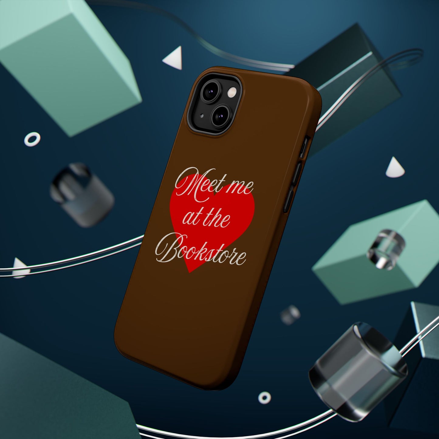 Meet Me At The Bookstore Magnetic iPhone Case