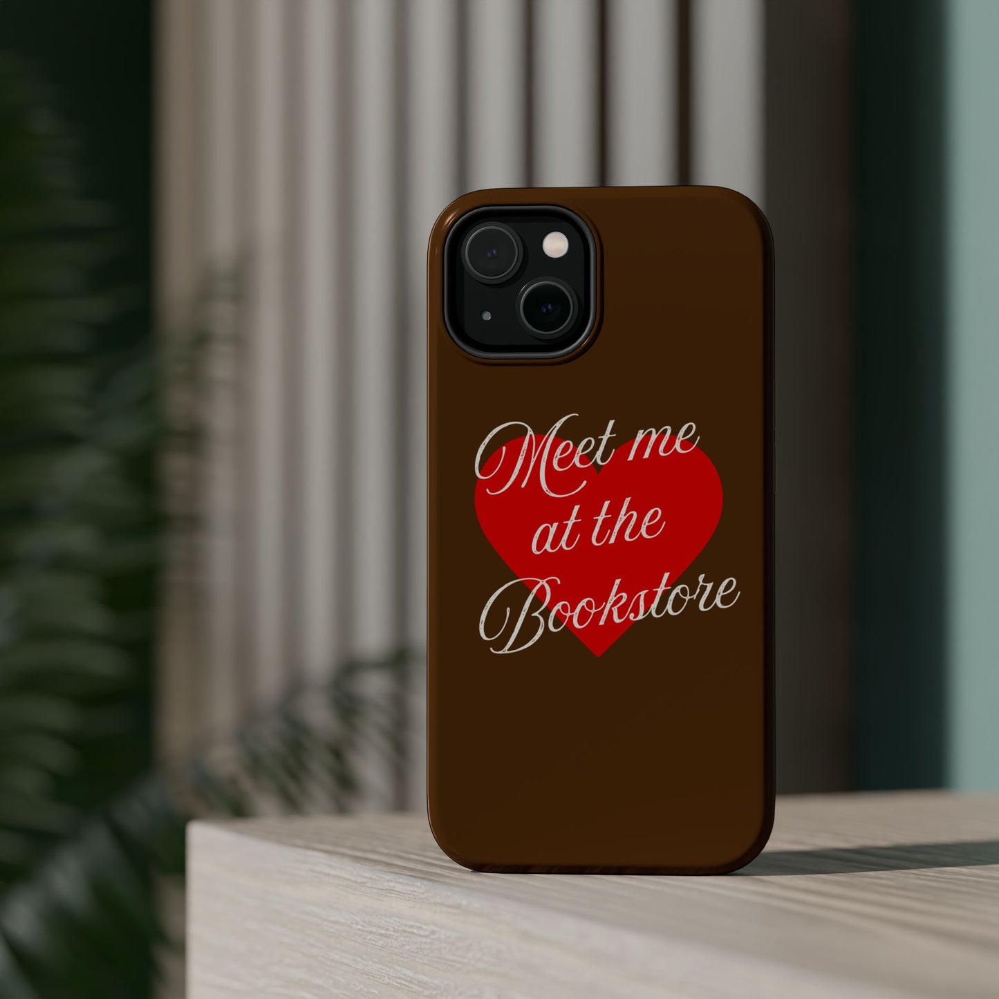 Meet Me At The Bookstore Magnetic iPhone Case