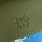 The Siren & Swan Book Satchel - Olive Green