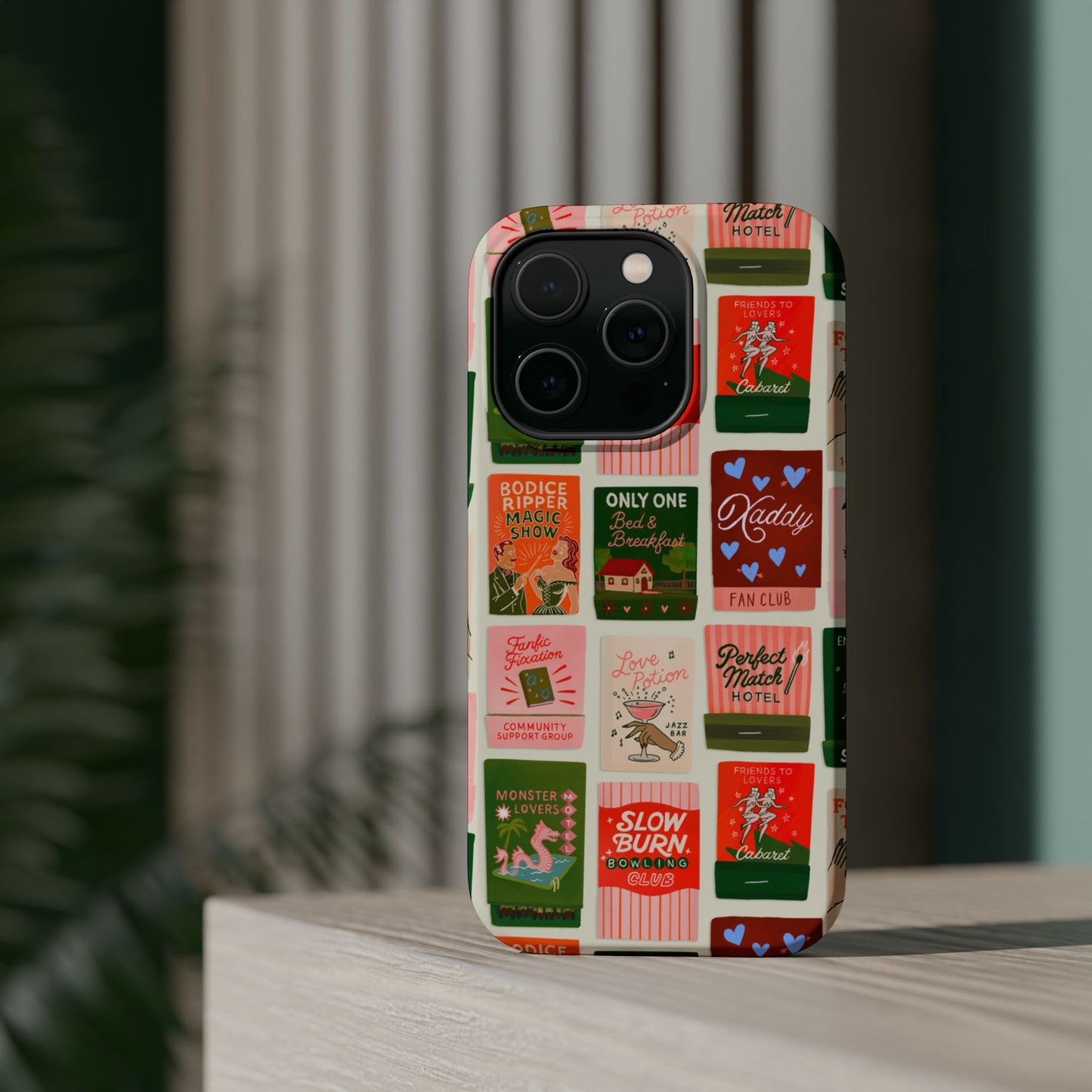 Burning Through Chatpers Magnetic iPhone Case