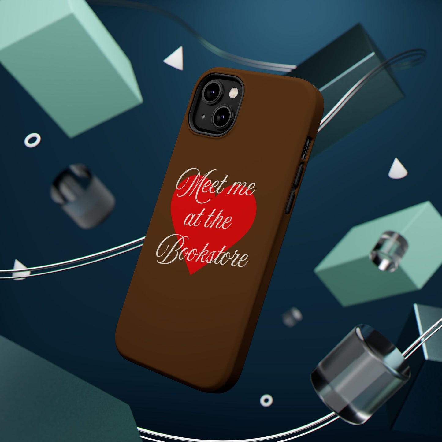 Meet Me At The Bookstore Magnetic iPhone Case