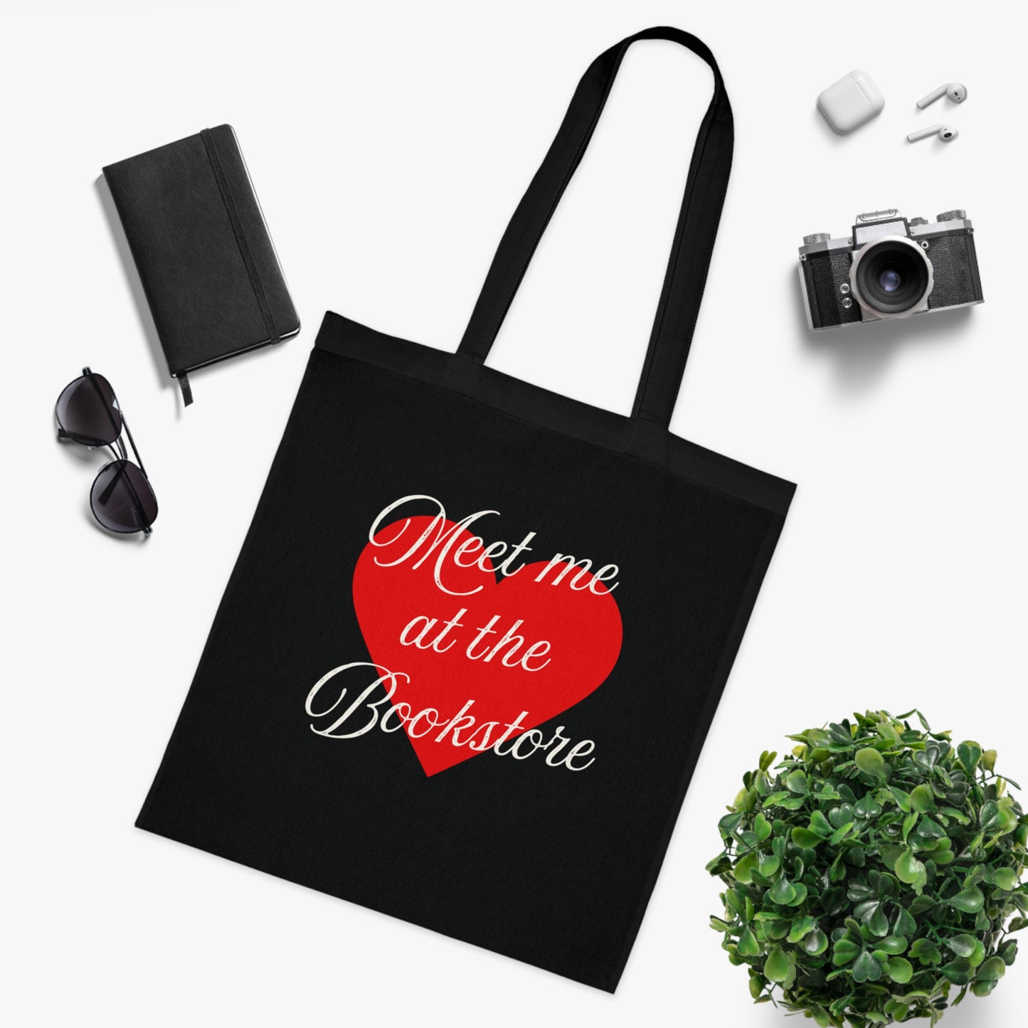 Meet Me at the Bookstore Tote Bag