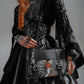 The Siren & Swan Book Satchel - Black