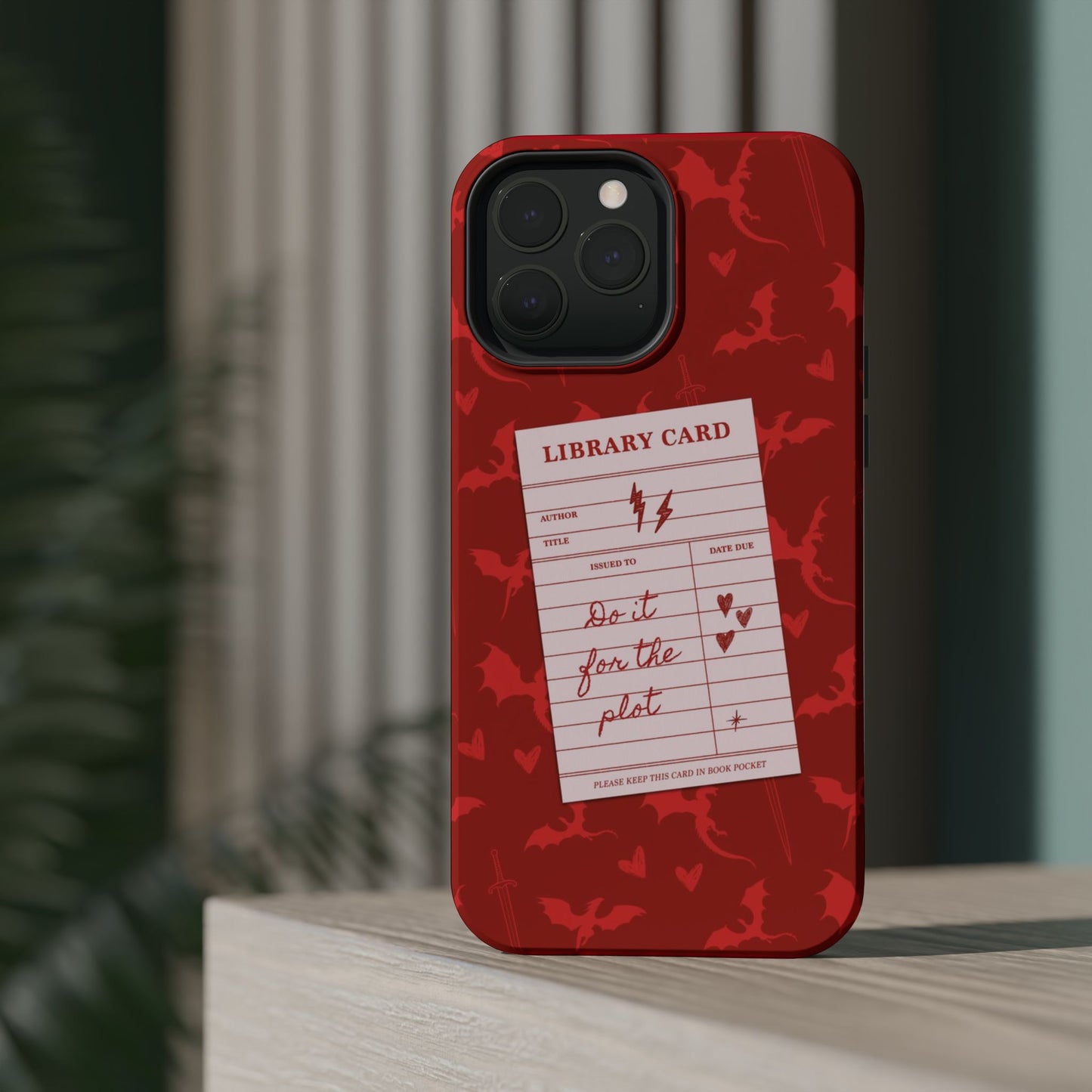 Do It For The Plot Magnetic iPhone Case