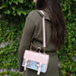 The Siren & Swan Book Satchel - Dusty Pink