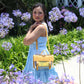 The Siren & Swan Book Satchel - Yellow