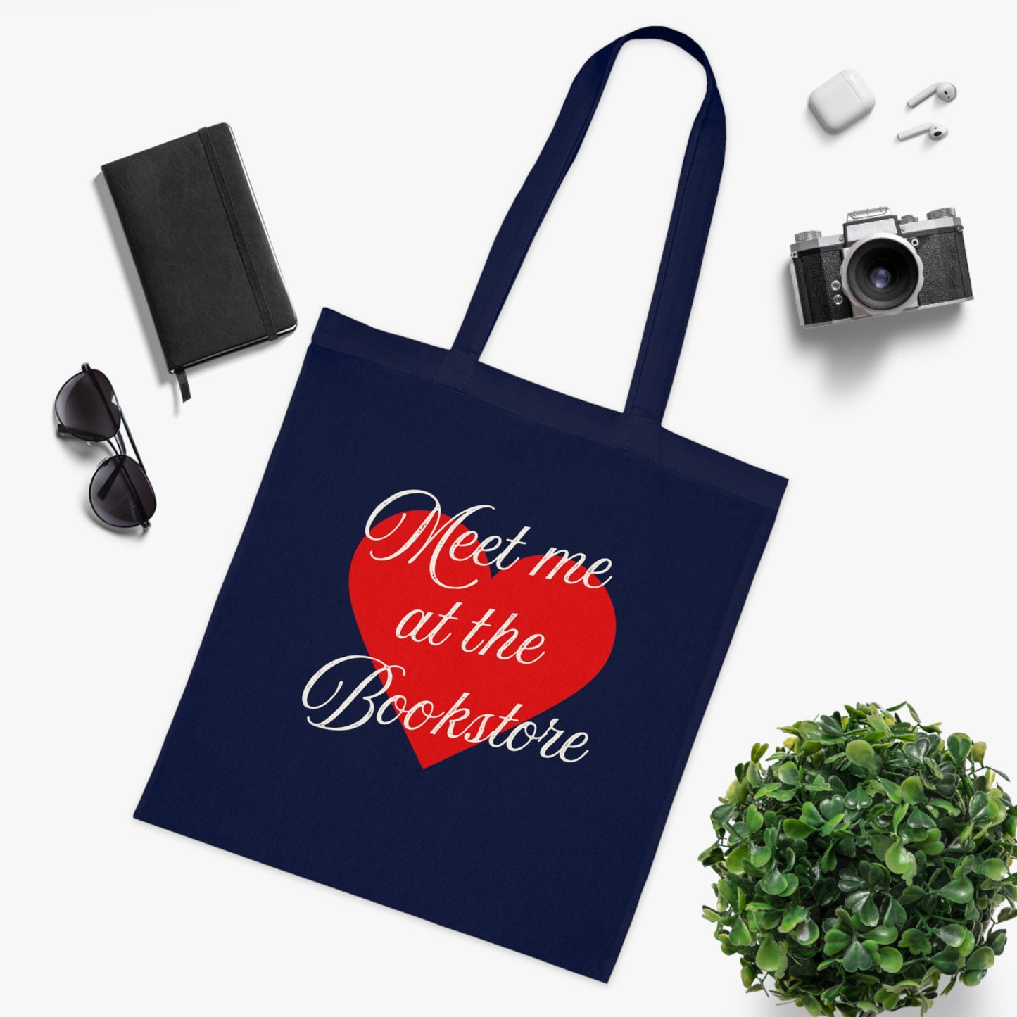 Meet Me at the Bookstore Tote Bag
