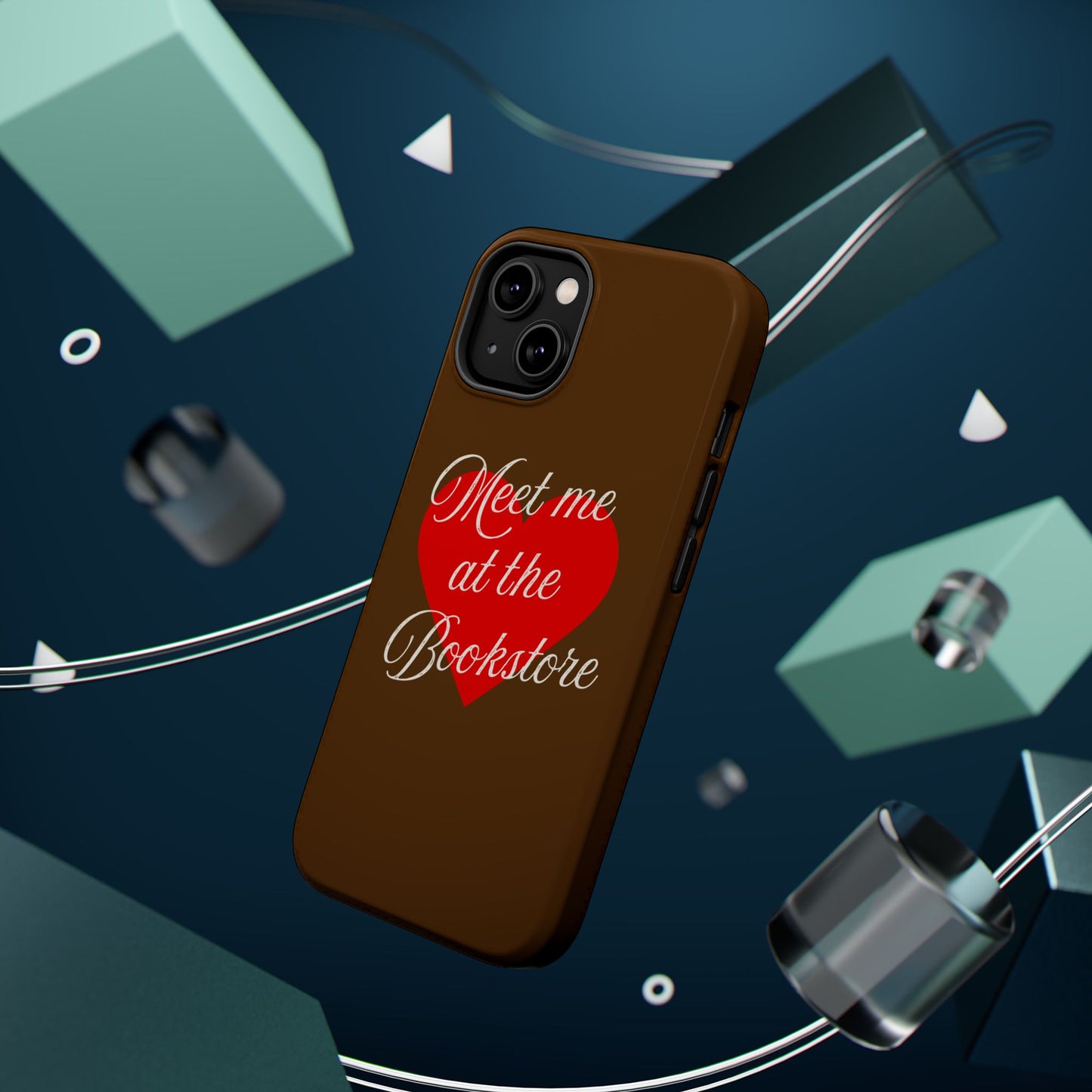 Meet Me At The Bookstore Magnetic iPhone Case