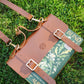 The Siren & Swan Book Satchel - Brown