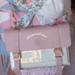 The Siren & Swan Book Satchel - Dusty Pink