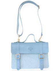 The Siren & Swan Book Satchel - Blue