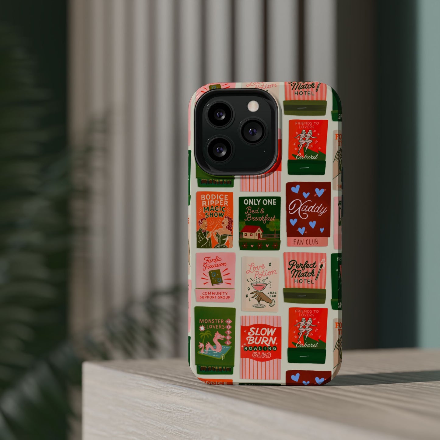 Burning Through Chatpers Magnetic iPhone Case