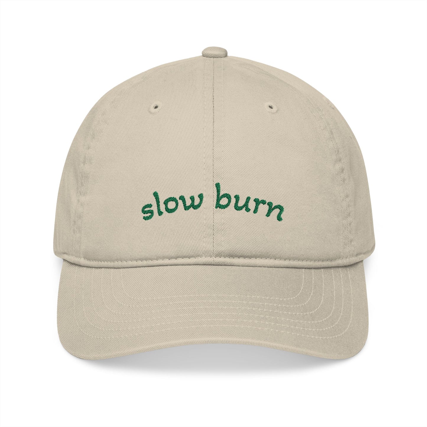 Slow Burn Embroidered Baseball Cap