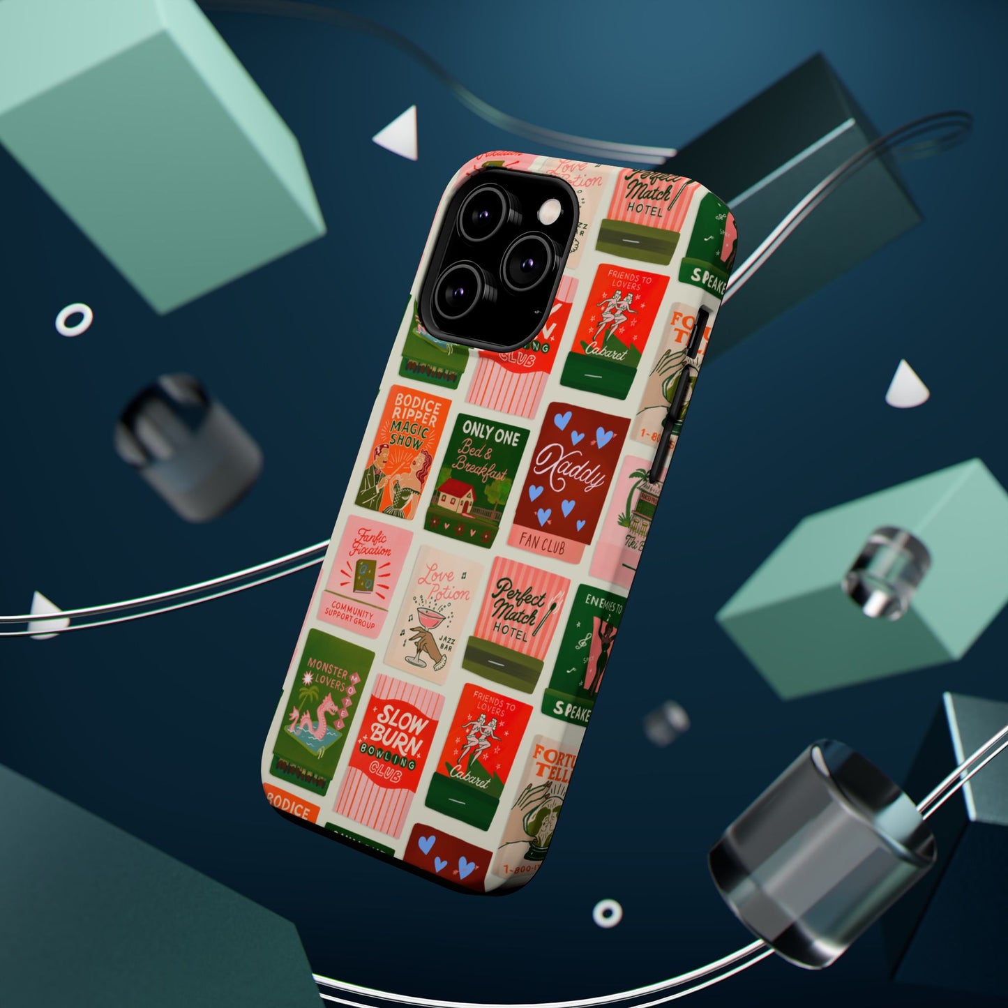 Burning Through Chatpers Magnetic iPhone Case