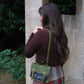 The Siren & Swan Book Satchel - Olive Green