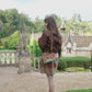 The Siren & Swan Book Satchel - Brown