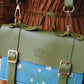 The Siren & Swan Book Satchel - Olive Green