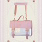 The Siren & Swan Book Satchel - Dusty Pink