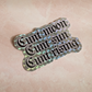 Rising Sign Sticker