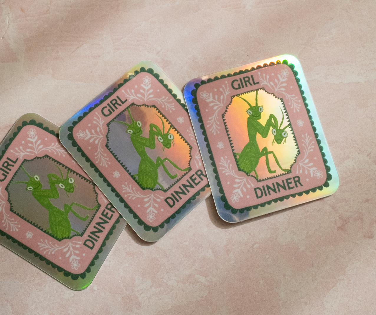 Girl Dinner Sticker