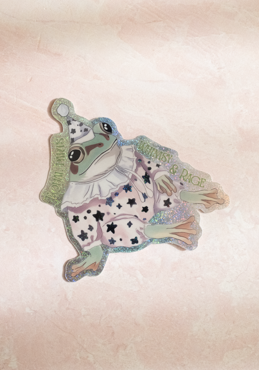 Whimsy and Rage Sticker