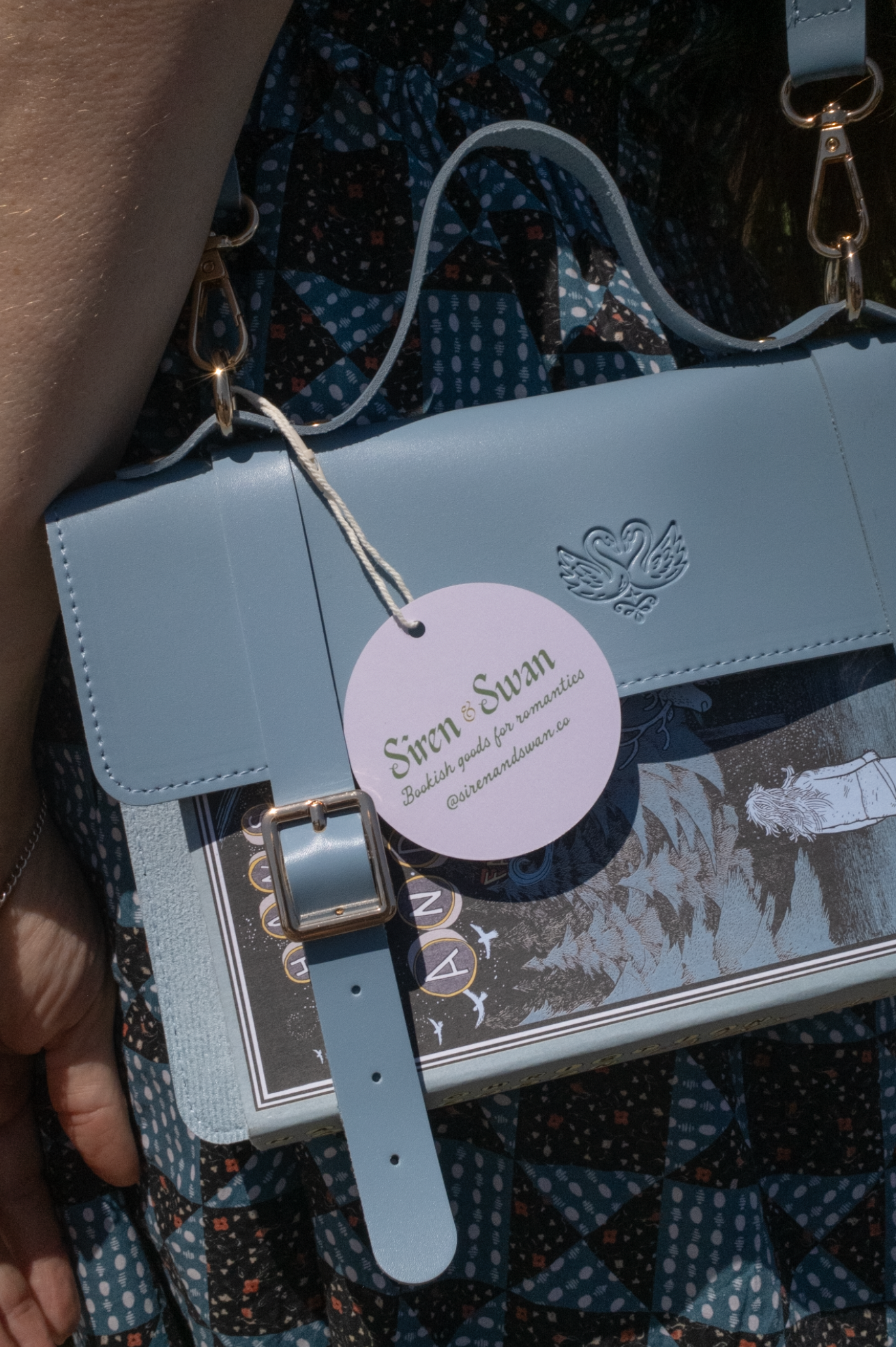 The Siren & Swan Book Satchel