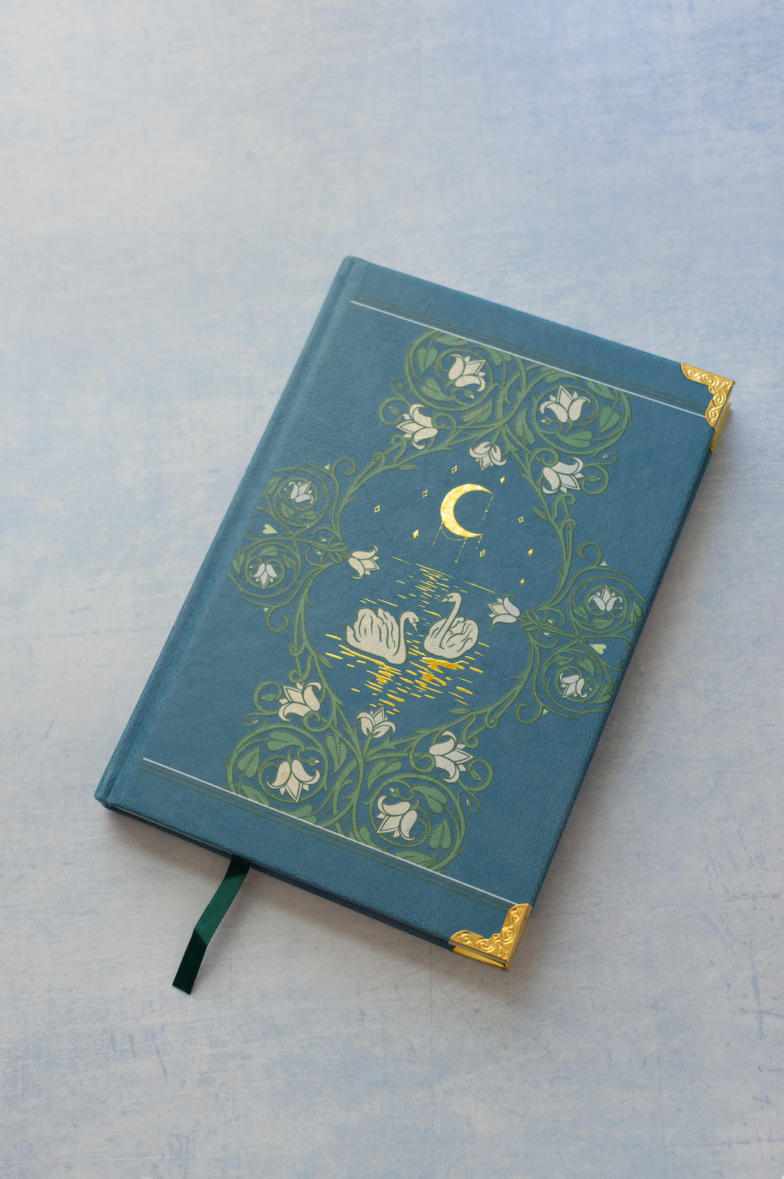 Swan Lake Gold Foil Vegan Leather Journal