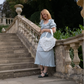 Wuthering Heights Quilted Heart Bag in White Eyelet Lace