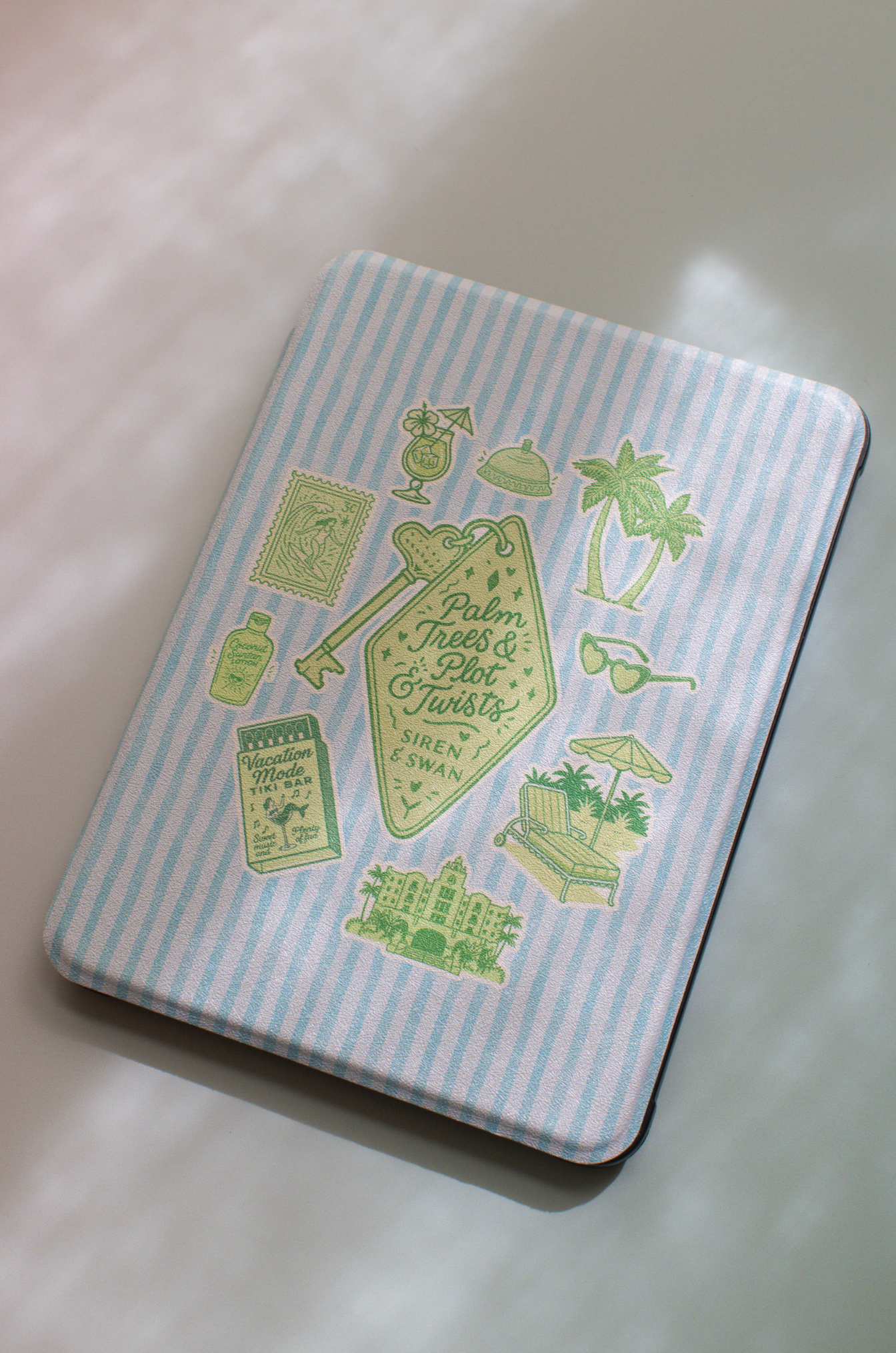 Sunscreen & Storylines in Blues Kindle Cover