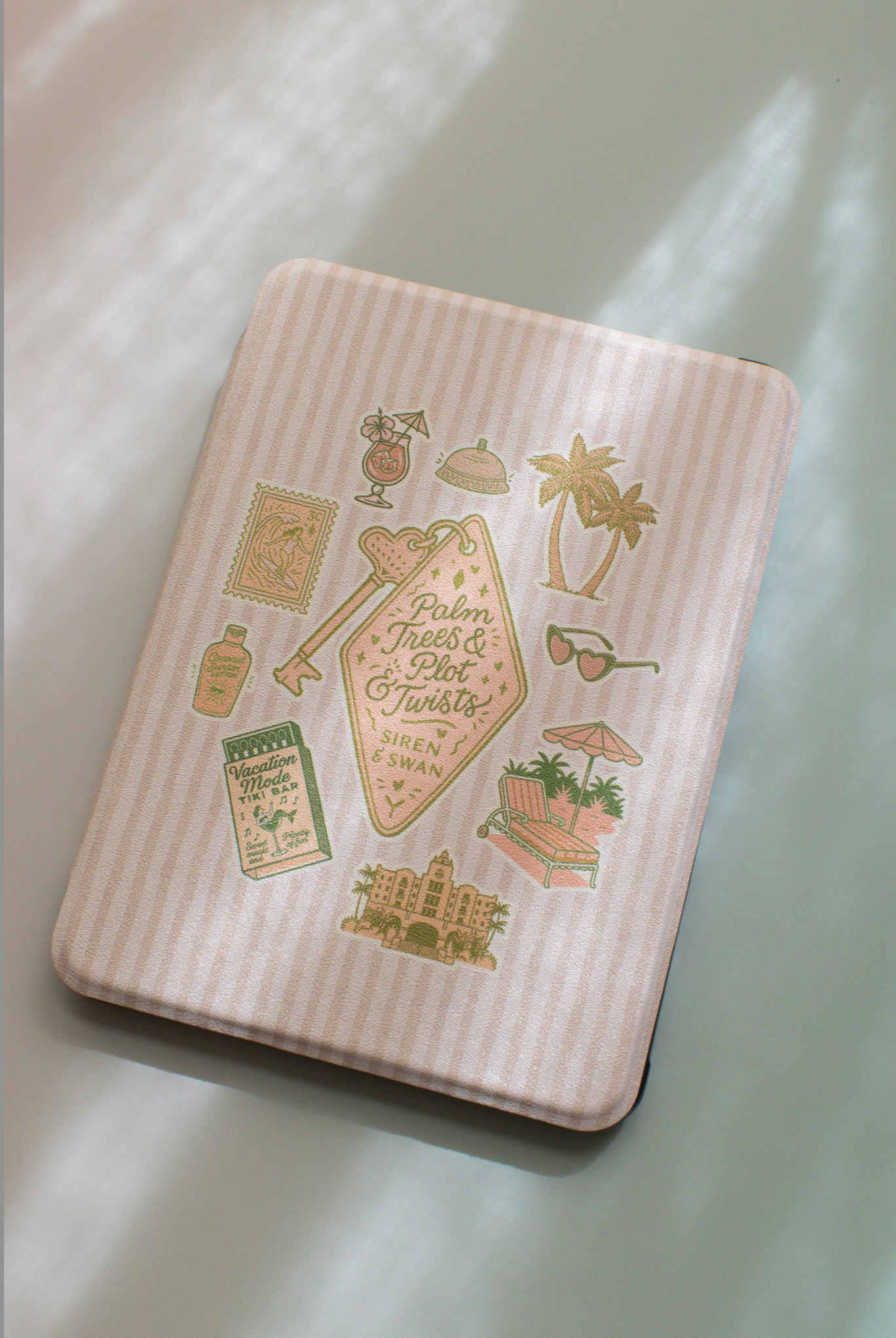 Sunscreen & Storylines in Pinks Kindle Case