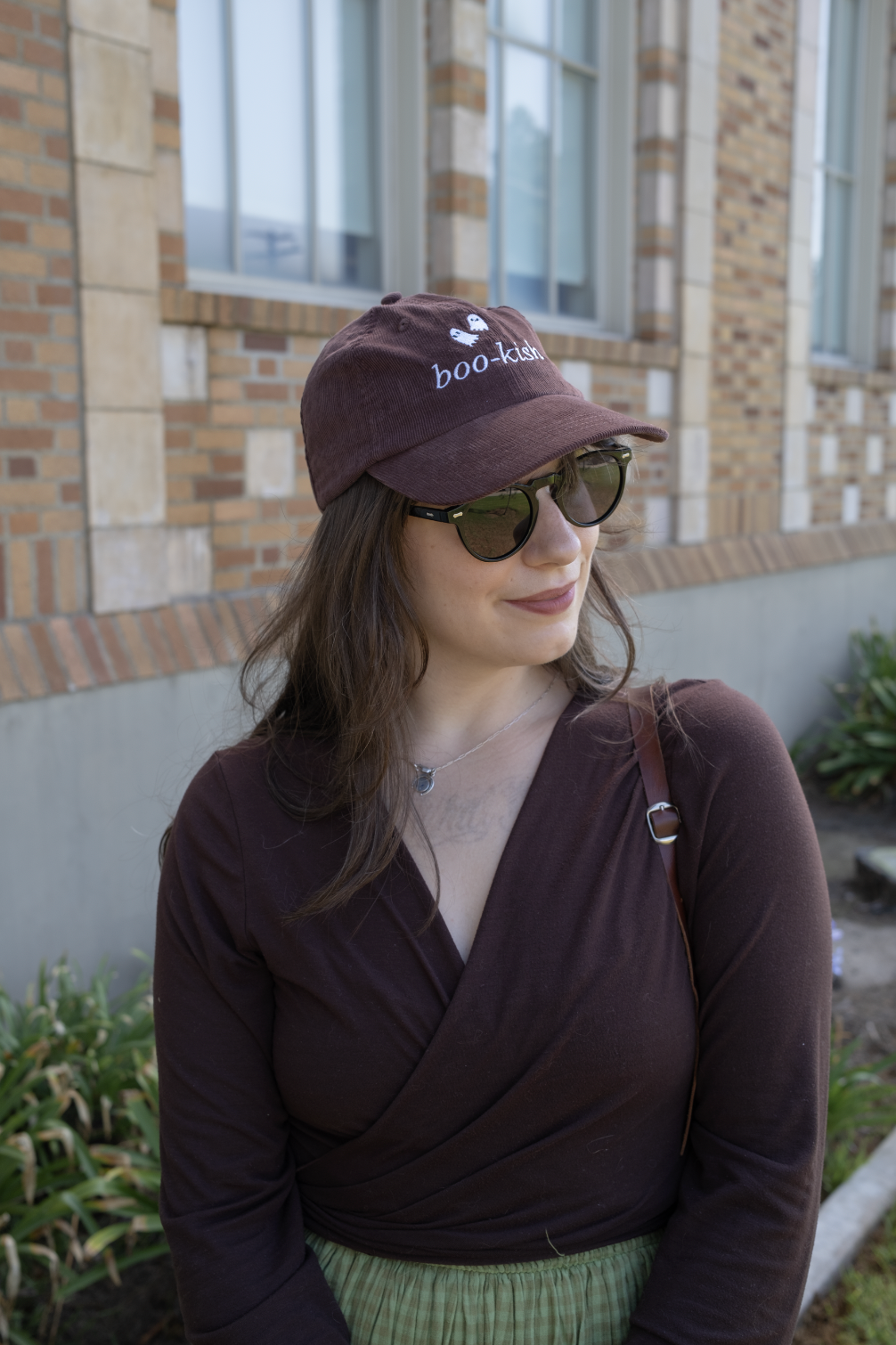 Boo-kish Spooky Corduroy Embroidered Cap