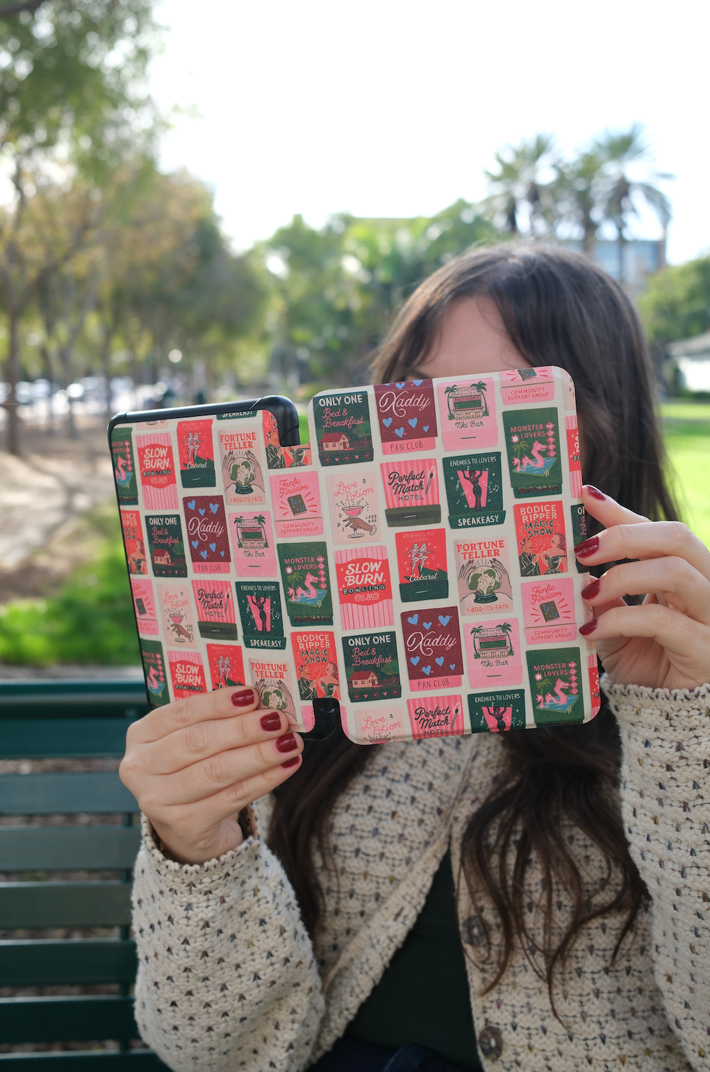 Burning Through Chapters Kindle Case