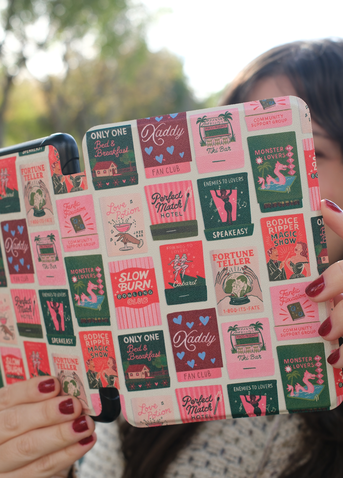 Burning Through Chapters Kindle Case