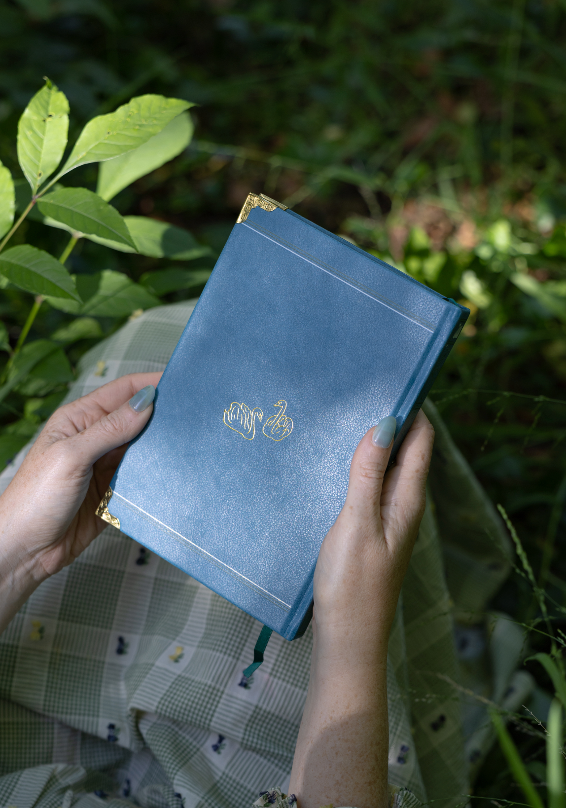 Swan Lake Gold Foil Vegan Leather Journal