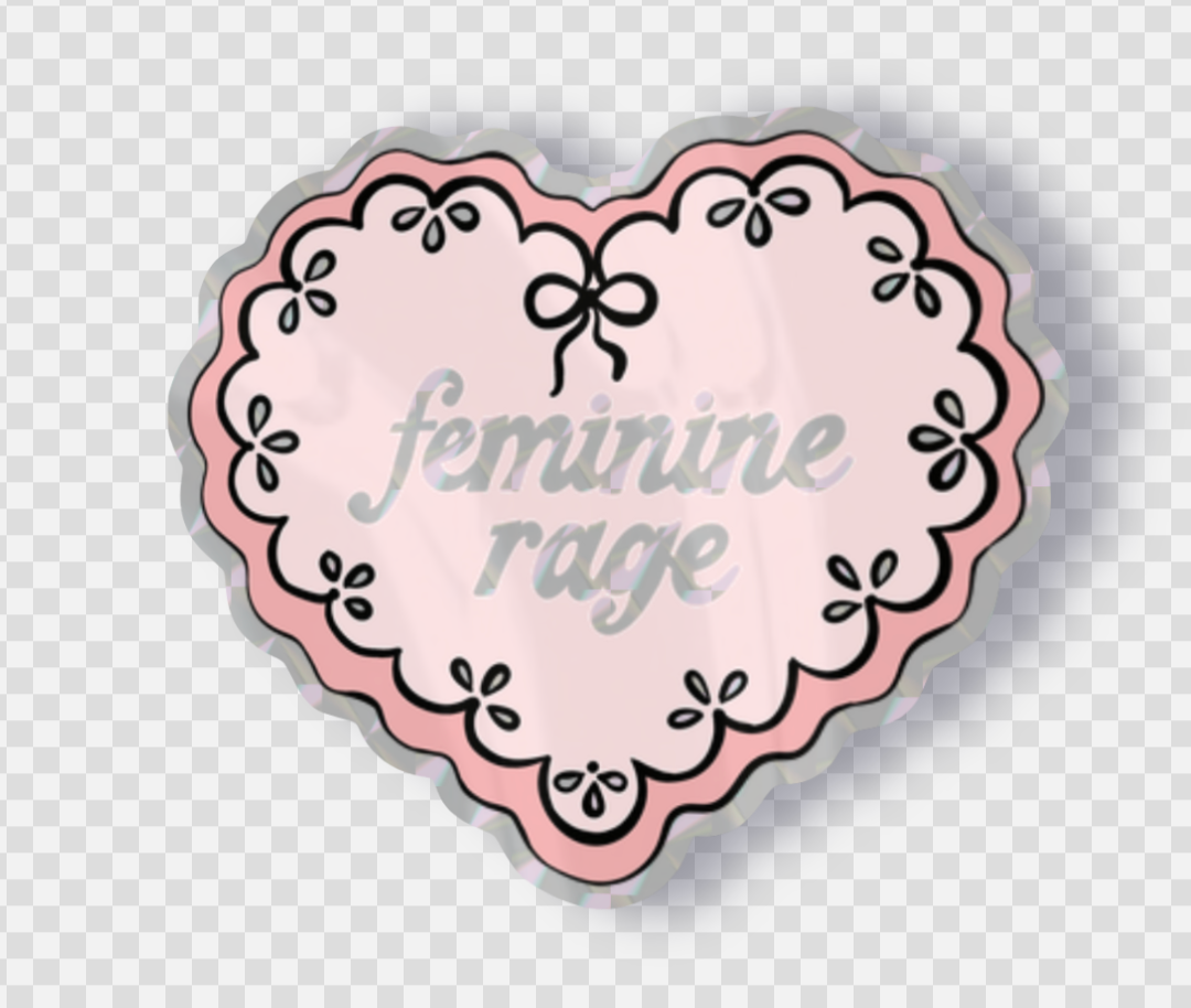 Female Rage Sticker