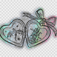 Fantasy Heart Locket Sticker