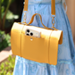 The Siren & Swan Book Satchel - Yellow