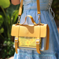 The Siren & Swan Book Satchel - Yellow