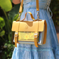 The Siren & Swan Book Satchel - Yellow