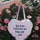 Bewitched Quilted Heart Bag in Cream Florals
