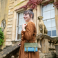 The Siren & Swan Book Satchel - Olive Green