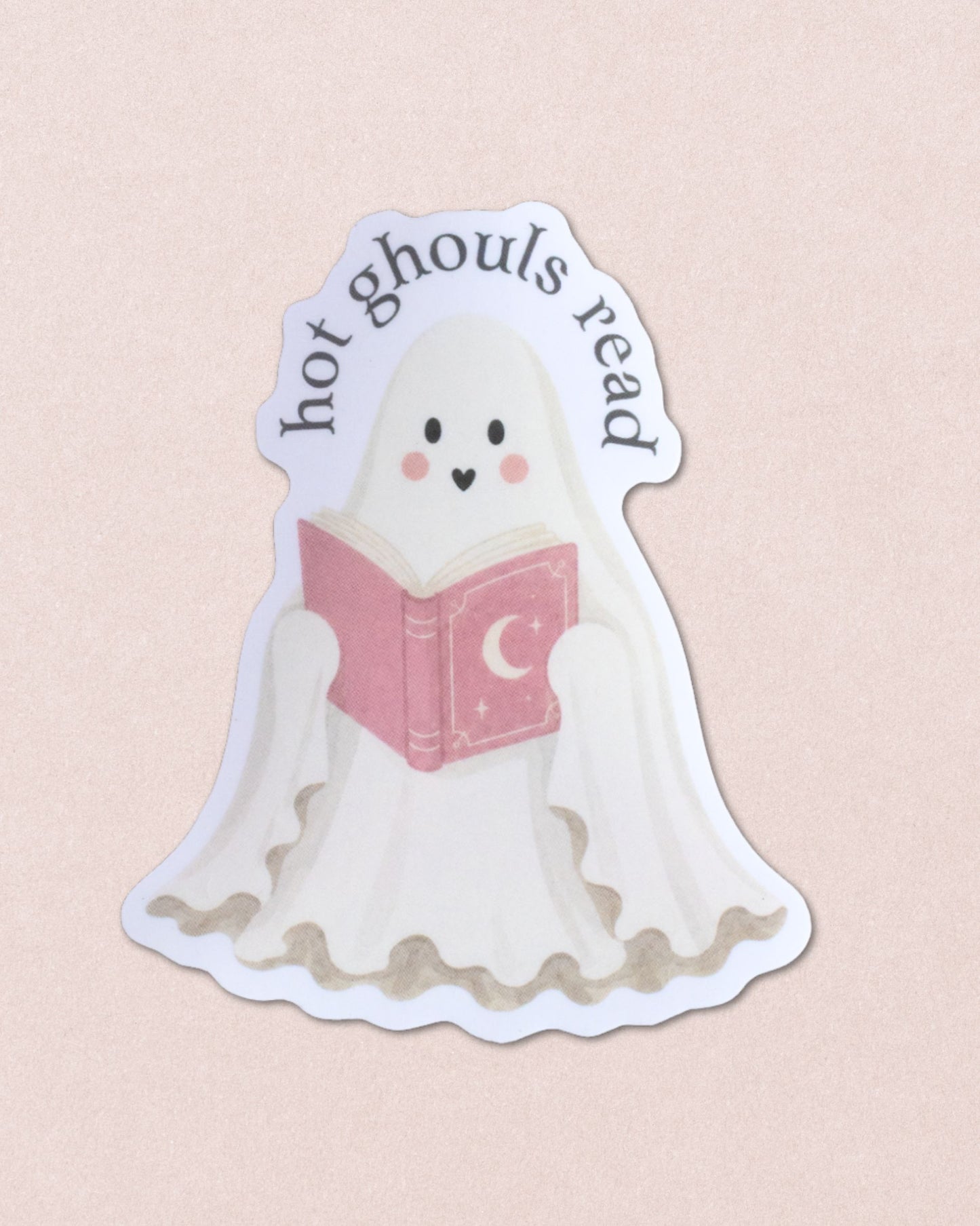 Hot Ghouls Read Sticker