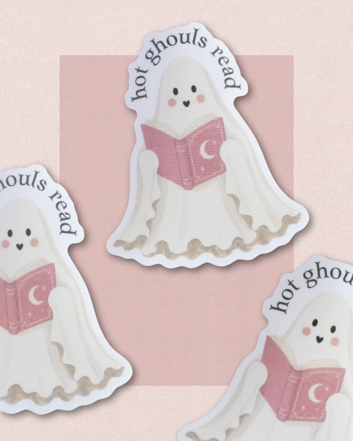 Hot Ghouls Read Sticker