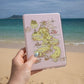 Fantasy Tropes Map Kindle Case - Clear Back