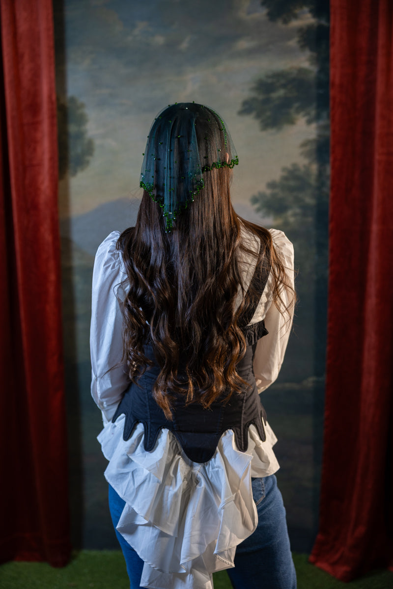 Modern Maiden Headscarf in Emerald Pre-Order