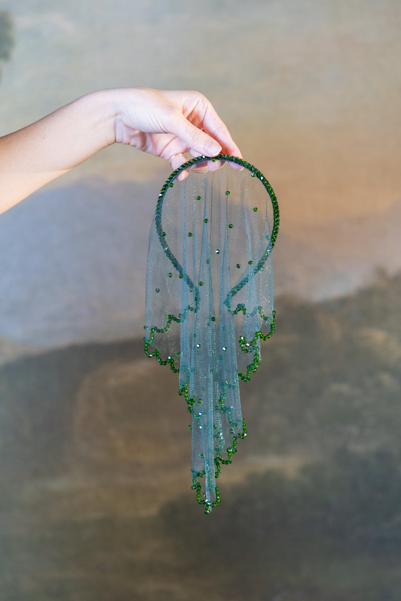 Modern Maiden Headscarf in Emerald Pre-Order