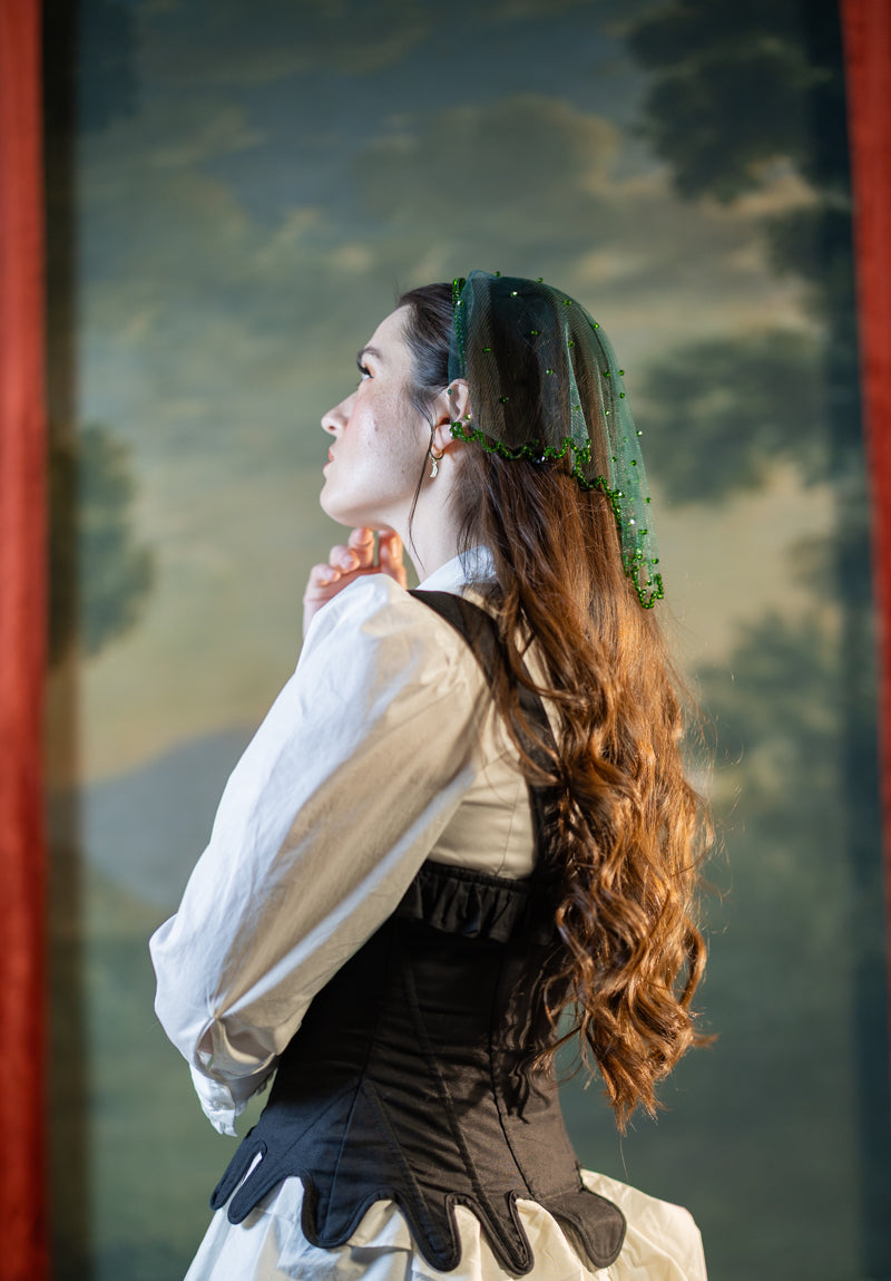 Modern Maiden Headscarf in Emerald Pre-Order